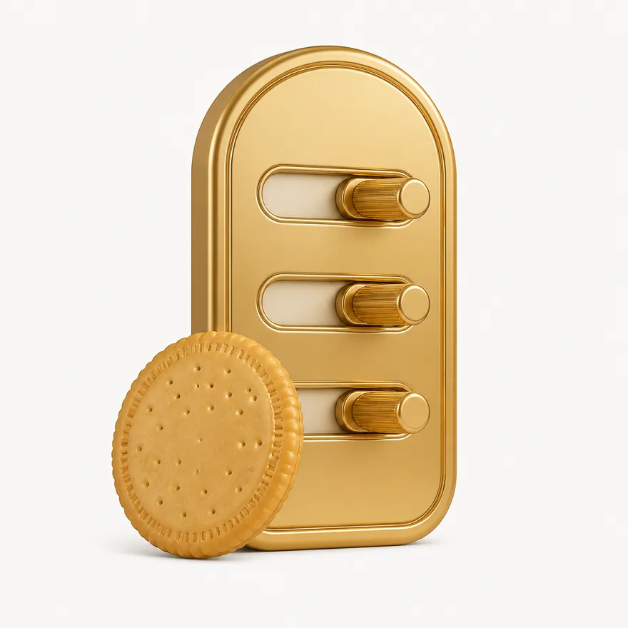 Biscuit with toggle panel — Karamba