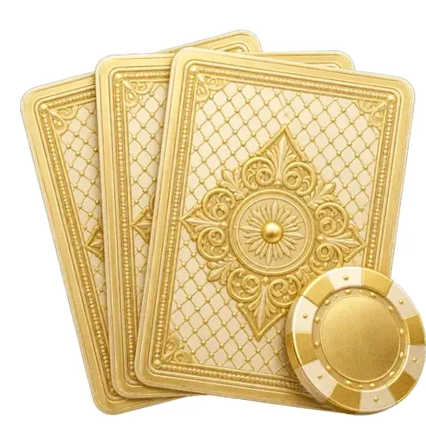Playing cards and chip — Karamba