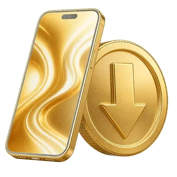 Smartphone and coin — Karamba