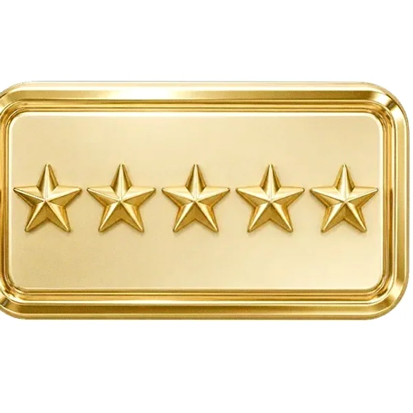 Five-star rating plaque — Karamba