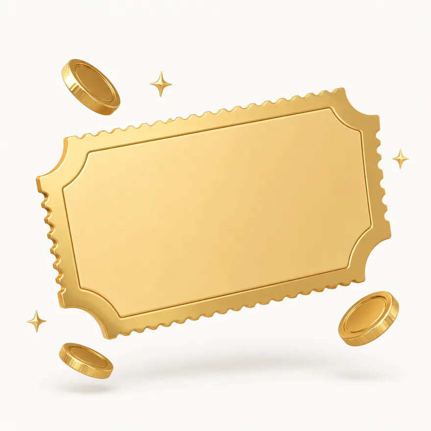 Blank coupon ticket — Karamba